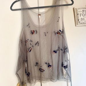 Free People Sheer Tank Top